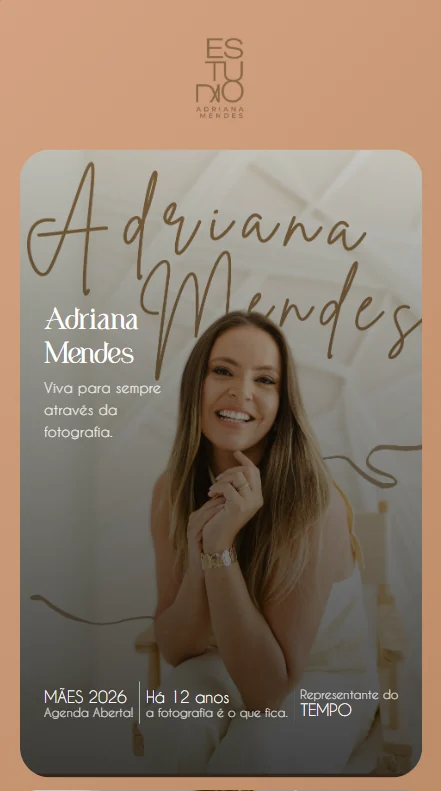 Link da bio desenvolvido para Adriana Mendes